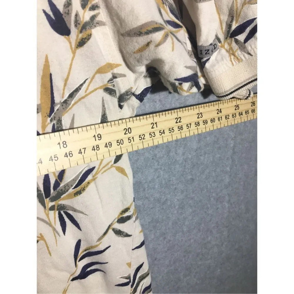 Mens Izod Polo Beachy Leaves Neutral Closet staple Basic Classic Cotton - Picture 2 of 4